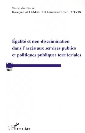 Couverture du produit · Egalité et non discrimination dans l'accès aux services publics et politiques publiques territoriales