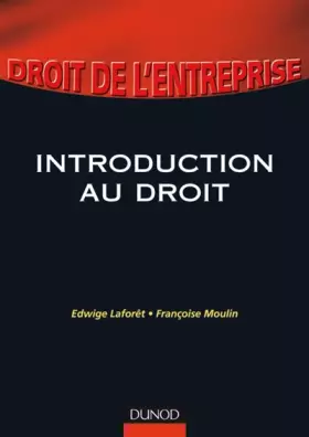 Couverture du produit · Introduction au droit