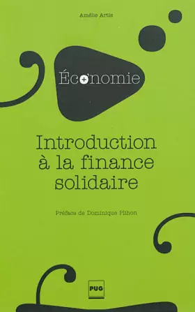 Couverture du produit · INTRODUCTION A LA FINANCE SOLIDAIRE