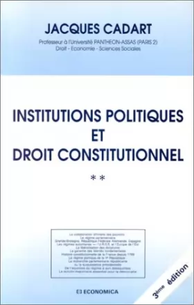 Couverture du produit · T2  institutions pol.  - 3 ed.
