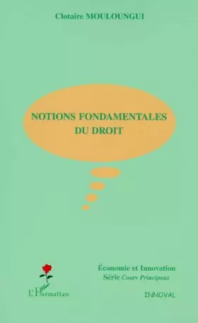 Couverture du produit · Notions fondamentales du droit