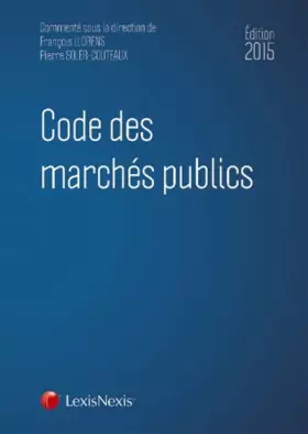 Couverture du produit · Code des marchés publics 2015