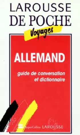 Couverture du produit · ALLEMAND. Guide de conversation et dictionnaire