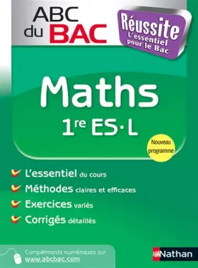Couverture du produit · ABC du BAC Réussite Maths 1re ES.L