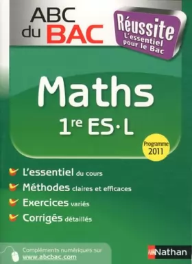 Couverture du produit · ABC du BAC Réussite Maths 1re ES.L