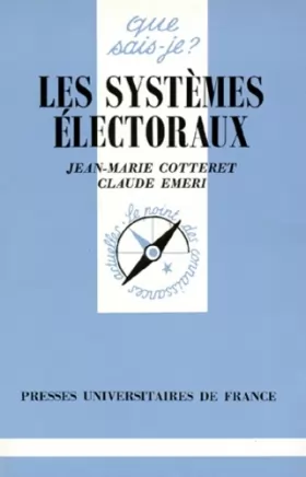 Couverture du produit · Les systèmes électoraux, 7e édition