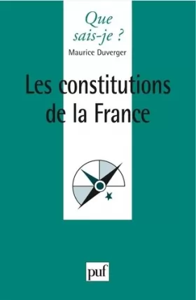 Couverture du produit · Les constitutions de la France