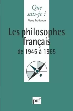 Couverture du produit · Philosophes français de 1945 à 1965