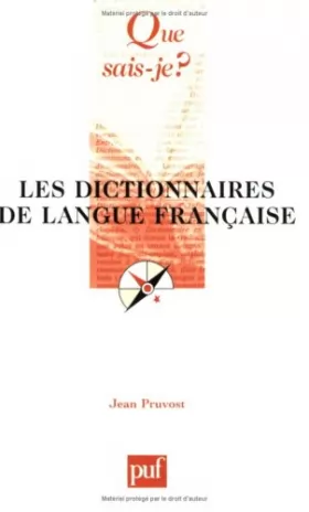 Couverture du produit · Les Dictionnaires de langue française