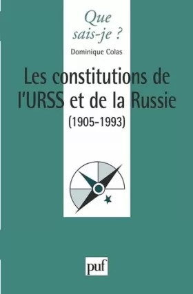 Couverture du produit · Les Constitutions de l'URSS et de la Russie
