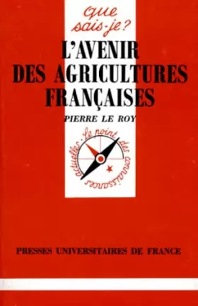 Couverture du produit · L'avenir des agricultures françaises