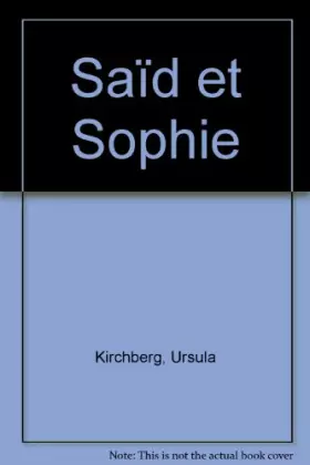 Couverture du produit · Saïd et Sophie