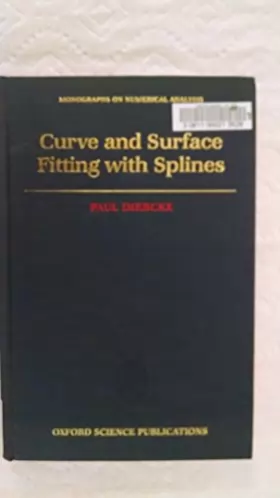 Couverture du produit · Curve and Surface Fitting With Splines