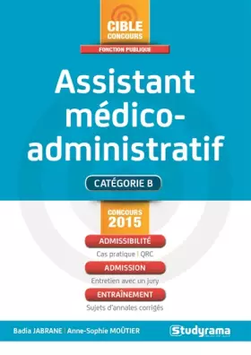 Couverture du produit · Concours assistant médico-administratif