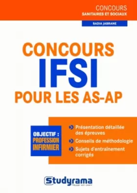 Couverture du produit · Concours IFSI pour les AS-AP