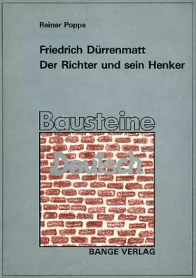 Couverture du produit · Friedrich Dürrenmatt 'Der Richter und sein Henker'