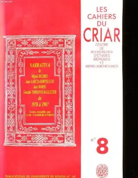 Couverture du produit · Cahiers du c.r.i.a.r. n°8.