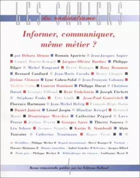 Couverture du produit · Les cahiers du radicalisme, numéro 4