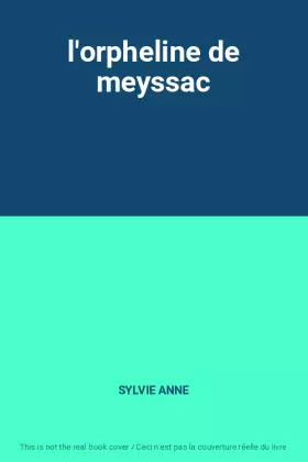 Couverture du produit · l'orpheline de meyssac