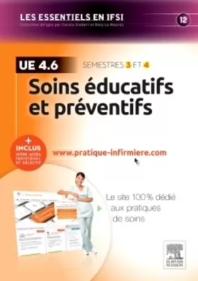 Couverture du produit · Soins éducatifs et préventifs - UE 4.6: + Inclus votre accès individuel et sélectif à www.pratique-infirmiere.com