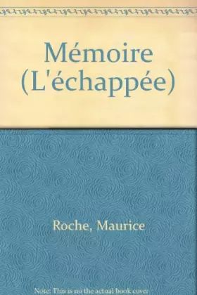 Couverture du produit · Mémoire (Collection L'Échappée)