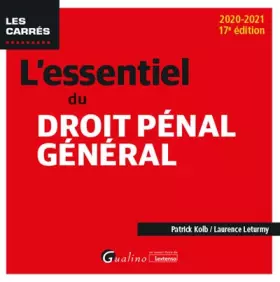 Couverture du produit · L'essentiel du droit pénal général (2020-2021)