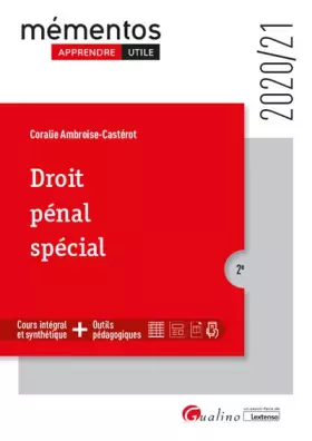 Couverture du produit · Droit pénal spécial