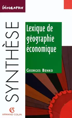 Couverture du produit · Lexique de géographique economique