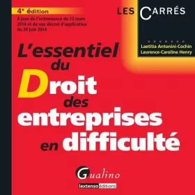 Couverture du produit · L'Essentiel du droit des entreprises en difficulté 2014-2015, 4ème Ed.