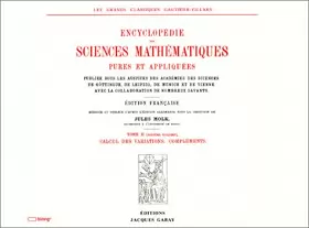Couverture du produit · Encyclopédie des sciences mathématiques, tome II-volume 6
