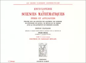 Couverture du produit · Encyclopédie des sciences mathématiques, tome II-volume 1