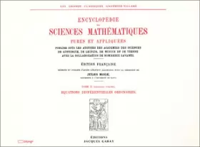 Couverture du produit · Encyclopédie des sciences mathématiques, tome II-volume 3