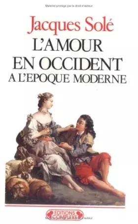 Couverture du produit · Amour en Occident
