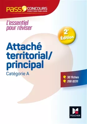 Couverture du produit · Pass'Concours - Attaché territorial/Attaché principal - Catégorie A - Entrainement et révision