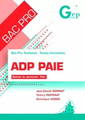 Couverture du produit · ADP Paie Gestion du personnel