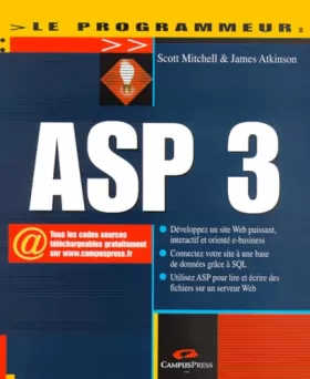 Couverture du produit · Le Programmeur ASP3