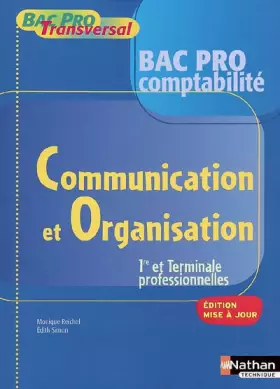 Couverture du produit · COMMU ORGA 1E/TER BPRO COMPTA