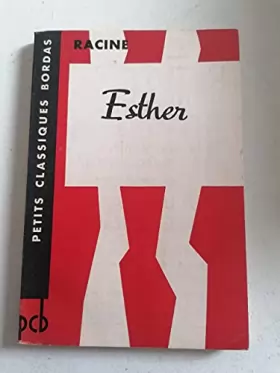 Couverture du produit · Esther, tragedie