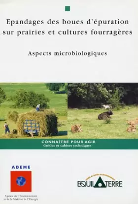 Couverture du produit · Epandage de boues de stations d'épuration sur prairies et cultures fourragères: Aspects microbiologiques