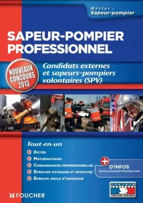 Couverture du produit · Sapeur-pompier professionnel Nouveaux concours 2013