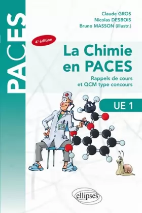 Couverture du produit · UE1 - La chimie en PACES - Rappels de cours et QCM type concours - 4e édition