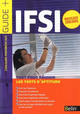 Couverture du produit · Concours IFSI - Tout pour réussir les tests d'aptitude