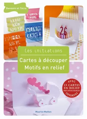 Couverture du produit · Cartes à découper, motifs en reliefs