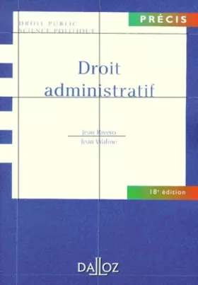 Couverture du produit · Droit administratif, 18e édition