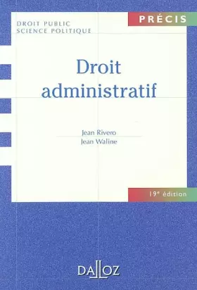 Couverture du produit · Droit Administratif