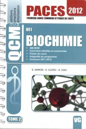 Couverture du produit · Biochimie UE1 : Tome 2