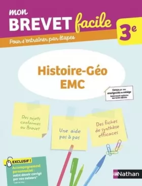 Couverture du produit · Histoire-Géographie-EMC 3e - Mon Brevet facile - Préparation à l'épreuve du Brevet 2023 (4)