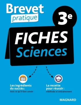Couverture du produit · Brevet Pratique Fiches Sciences 3e: Physique-Chimie, SVT, Techno