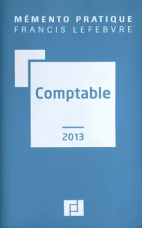 Couverture du produit · MEMENTO COMPTABLE 2013
