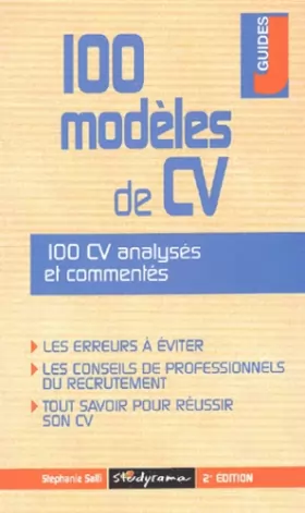 Couverture du produit · 100 modèles de CV. 2ème édition